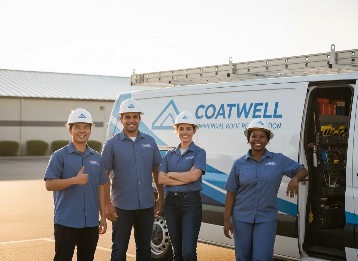 Commercial roof coating company in Cresco, IA
